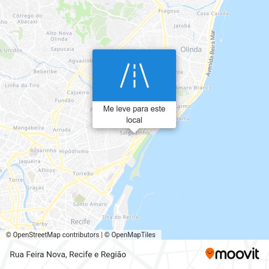 Rua Feira Nova mapa