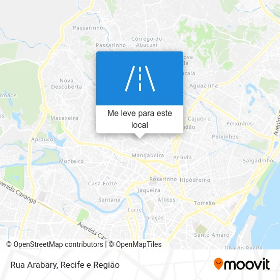 Rua Arabary mapa