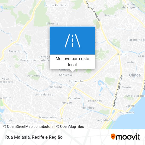 Rua Malasia mapa