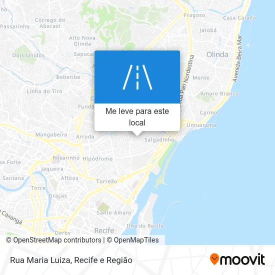 Rua Maria Luiza mapa