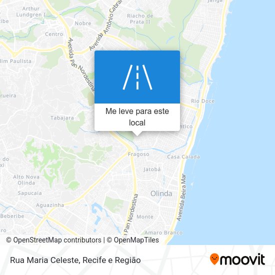 Rua Maria Celeste mapa