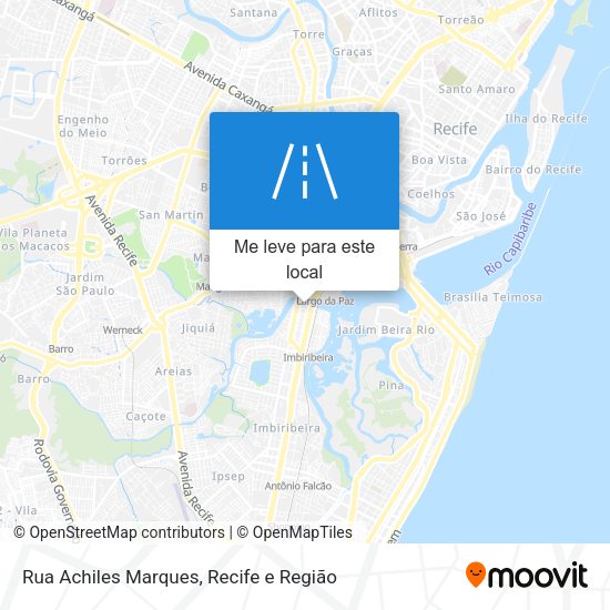 Rua Achiles Marques mapa