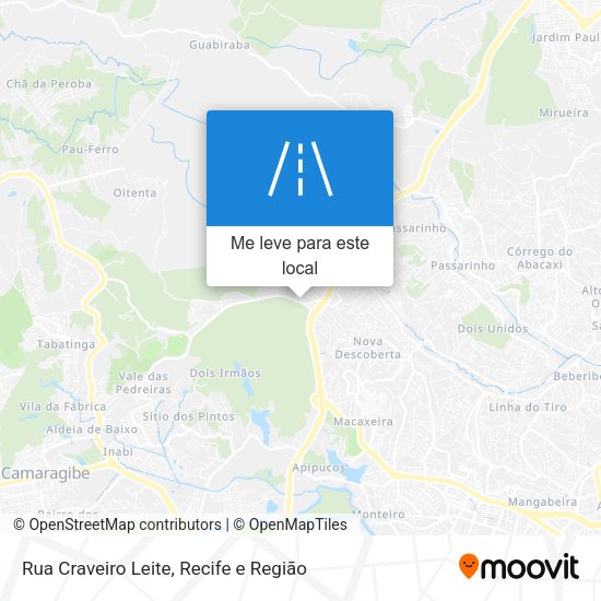 Rua Craveiro Leite mapa