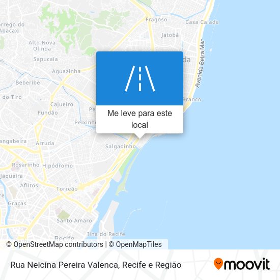 Rua Nelcina Pereira Valenca mapa