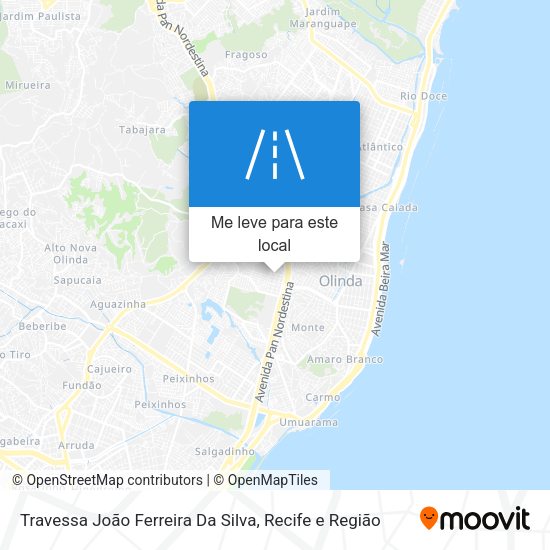 Travessa João Ferreira Da Silva mapa