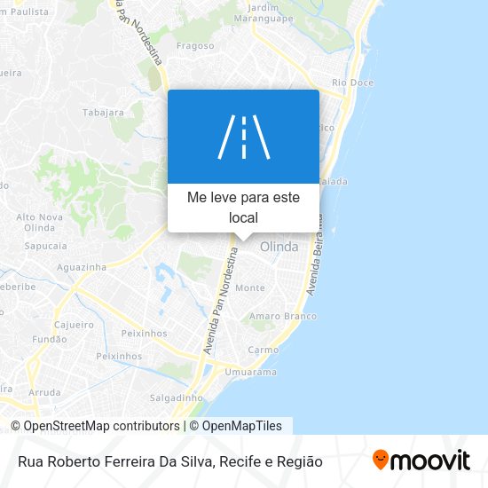 Rua Roberto Ferreira Da Silva mapa