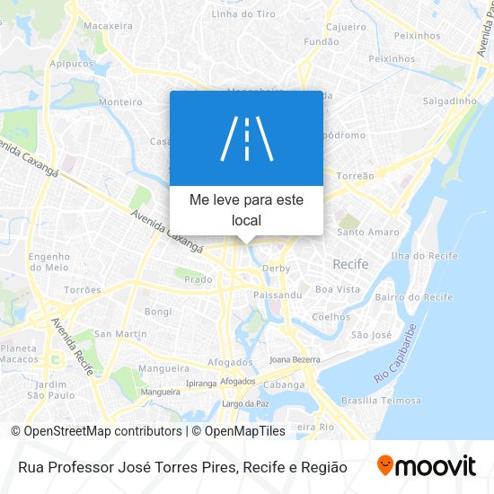 Rua Professor José Torres Pires mapa