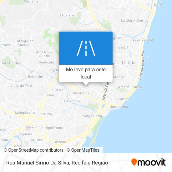 Rua Manuel Sirino Da Silva mapa