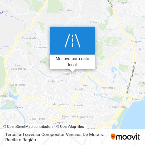 Terceira Travessa Compositor Vinícius De Morais mapa
