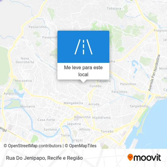 Rua Do Jenipapo mapa