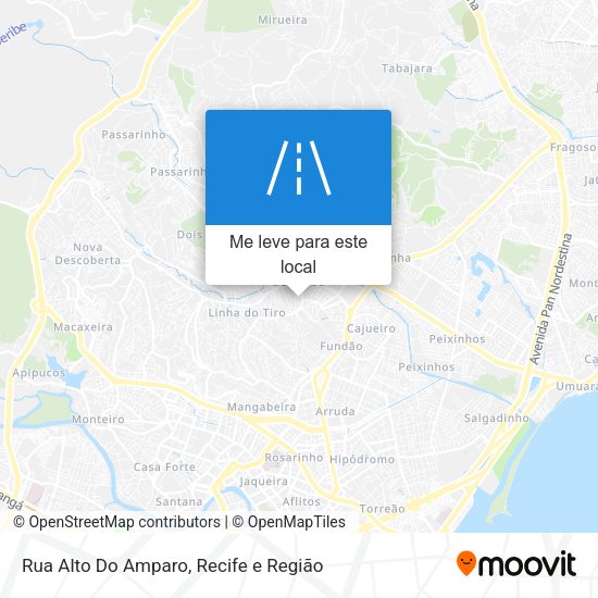 Rua Alto Do Amparo mapa