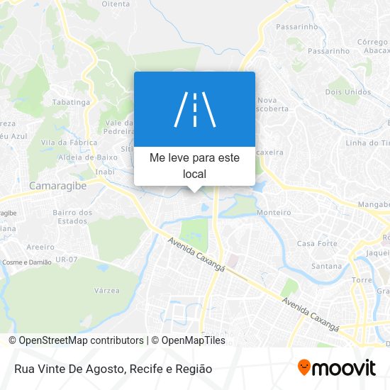 Rua Vinte De Agosto mapa