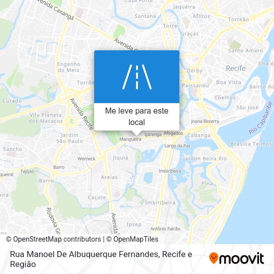 Rua Manoel De Albuquerque Fernandes mapa