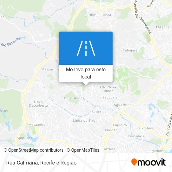 Rua Calmaria mapa