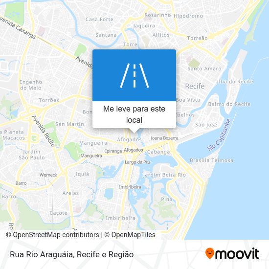 Rua Rio Araguáia mapa
