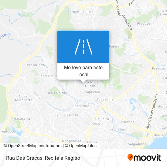 Rua Das Gracas mapa