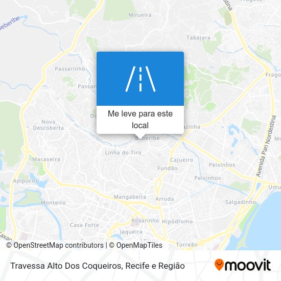 Travessa Alto Dos Coqueiros mapa