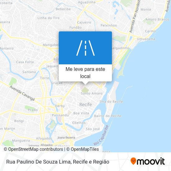 Rua Paulino De Souza Lima mapa