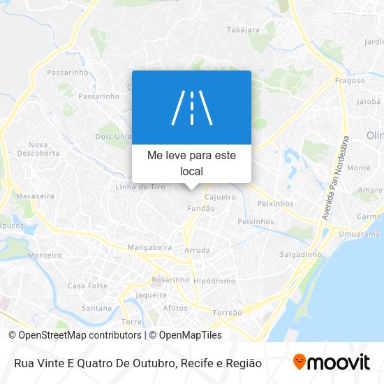 Rua Vinte E Quatro De Outubro mapa