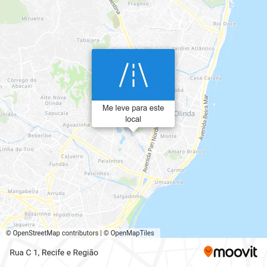 Rua C 1 mapa