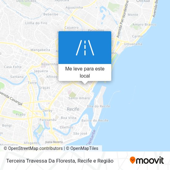Terceira Travessa Da Floresta mapa