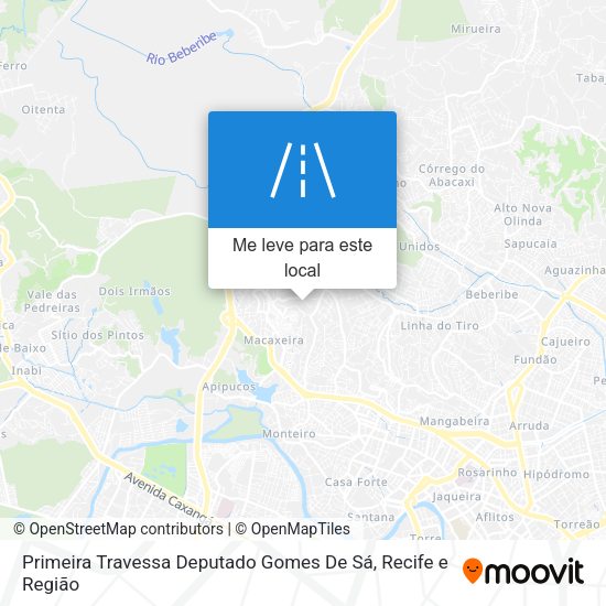 Primeira Travessa Deputado Gomes De Sá mapa