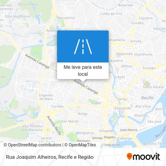 Rua Joaquim Alheiros mapa