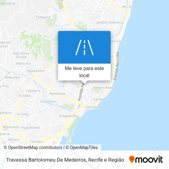 Travessa Bartolomeu De Medeiros mapa