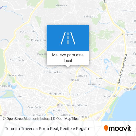 Terceira Travessa Porto Real mapa