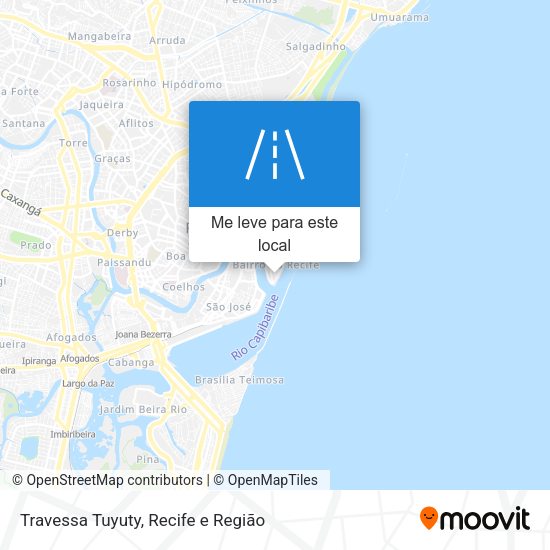 Travessa Tuyuty mapa