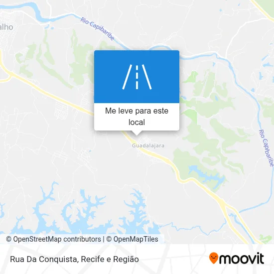 Rua Da Conquista mapa