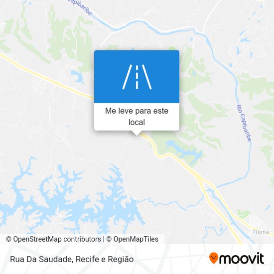 Rua Da Saudade mapa