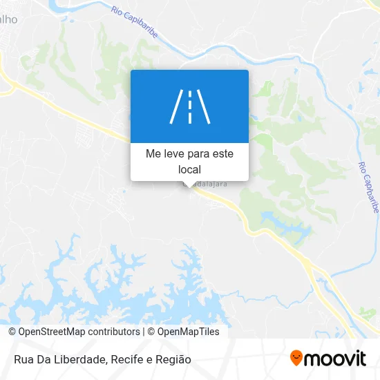 Rua Da Liberdade mapa