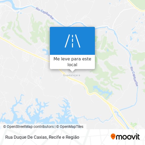 Rua Duque De Caxias mapa