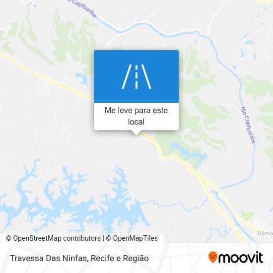 Travessa Das Ninfas mapa