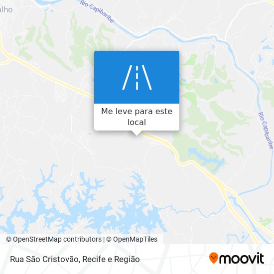 Rua São Cristovão mapa