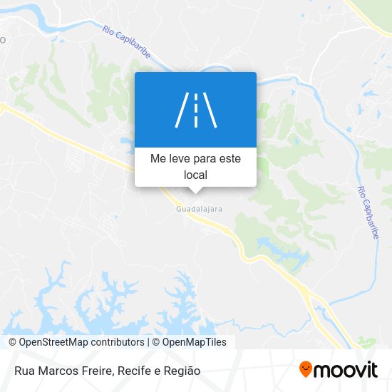 Rua Marcos Freire mapa