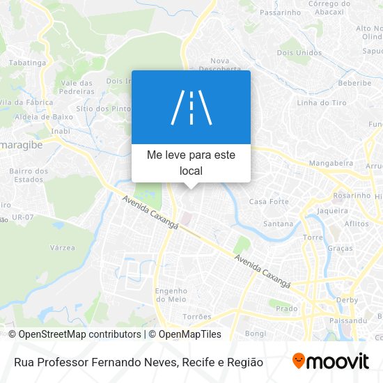 Rua Professor Fernando Neves mapa