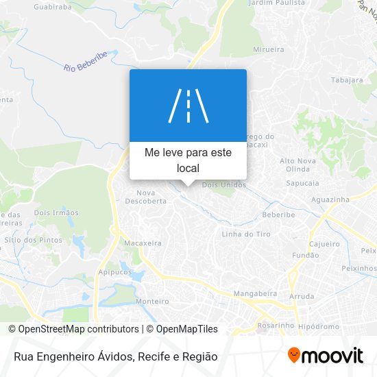 Rua Engenheiro Ávidos mapa