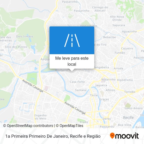 1a Primeira Primeiro De Janeiro mapa