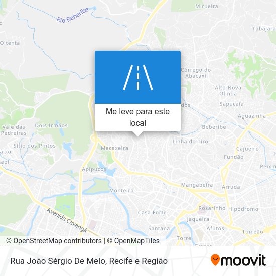 Rua João Sérgio De Melo mapa