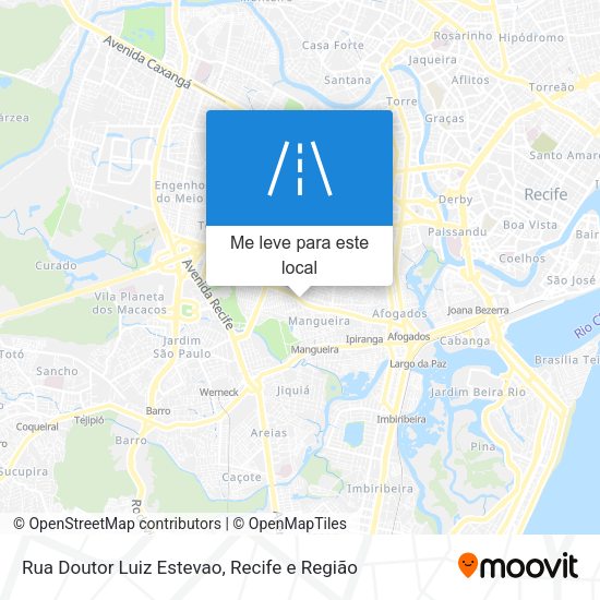Rua Doutor Luiz Estevao mapa