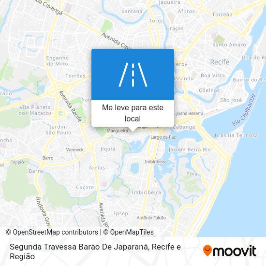 Segunda Travessa Barão De Japaraná mapa