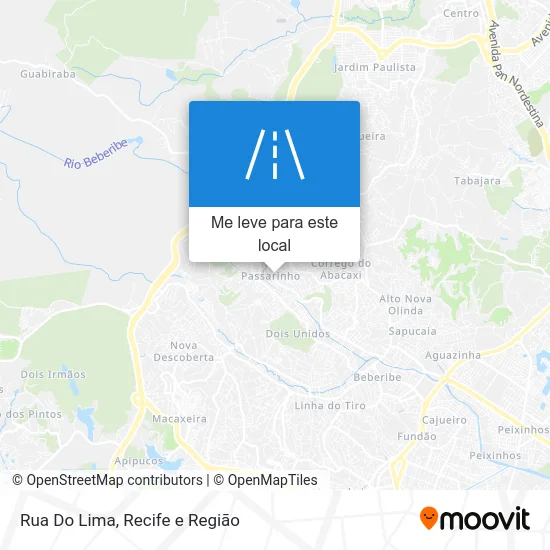 Rua Do Lima mapa
