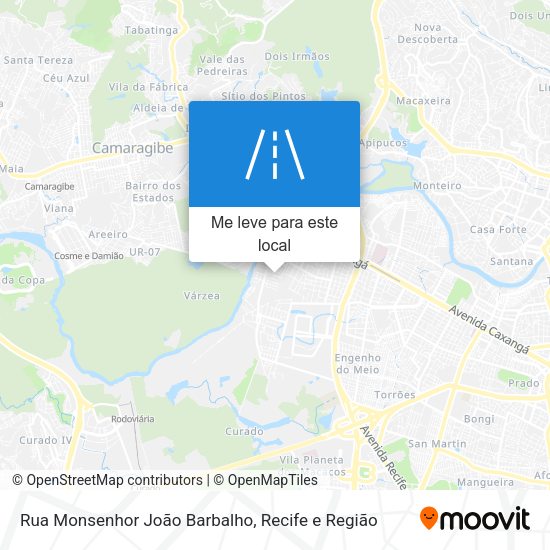 Rua Monsenhor João Barbalho mapa