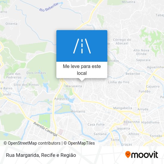 Rua Margarida mapa