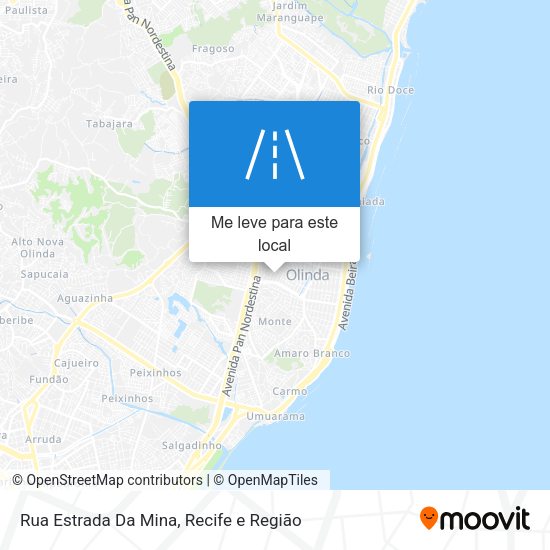 Rua Estrada Da Mina mapa