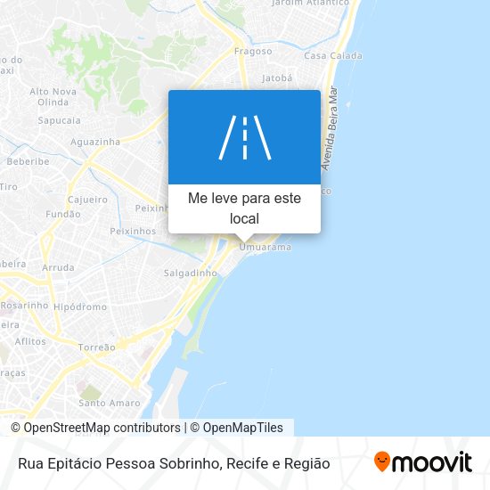 Rua Epitácio Pessoa Sobrinho mapa