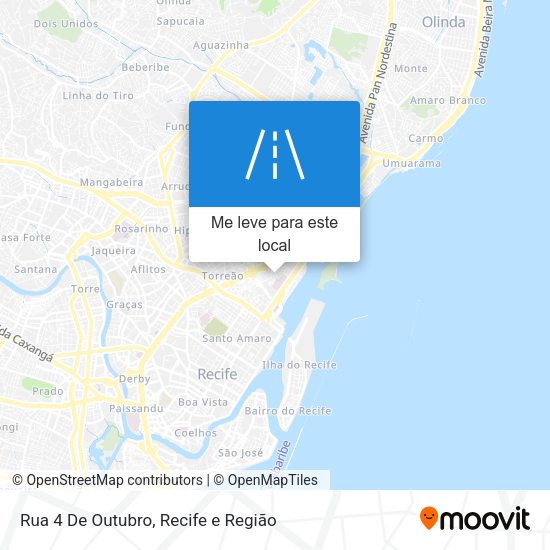 Rua 4 De Outubro mapa