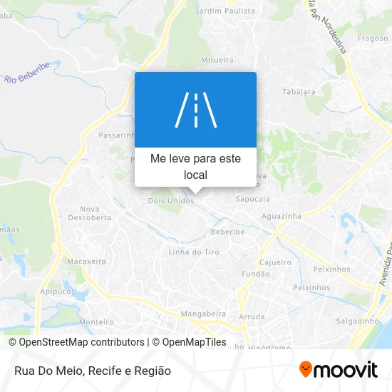 Rua Do Meio mapa